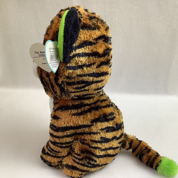 Ty Beanie Boo Stripes - Non Sparkle Eyes - With Damaged Hang Tag - Otherwise New - Picture 4 of 6